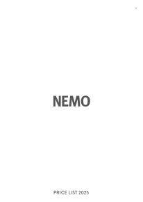 Nemo PRICELIST 05.2025